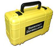 Deluxe Hard Carrying Case - Yellow Lifeline- SEMI and Auto units ONLY