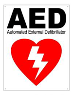 AED Wall Sign